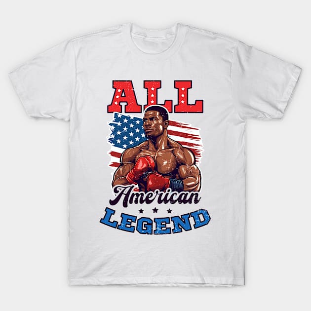Boxing Shirt | All American Legend T-Shirt by Gawkclothing